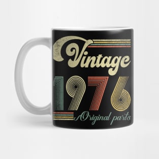 Retro Vintage 1976 48th Birthday Gift Men Women 48 Years Old Mug